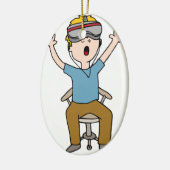 Realitäts-Raumforschung Keramikornament (Links)