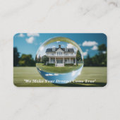 Realitätskarte / Immobilien / Real Anwesen Busines Visitenkarte (Vorderseite)