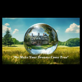 Realitätskarte / Immobilien / Real Anwesen Busines Visitenkarte