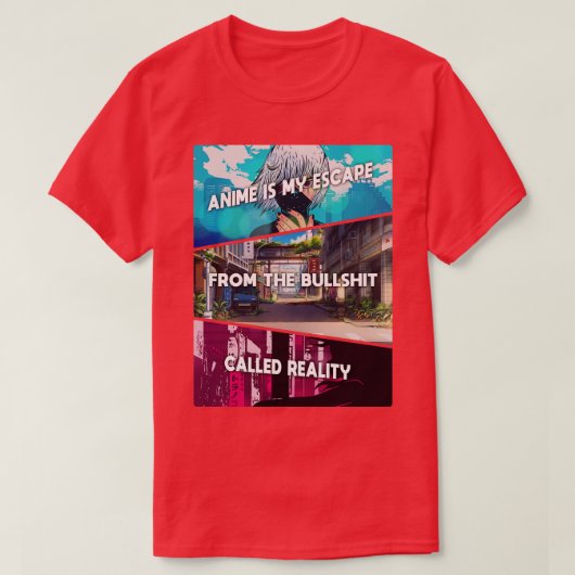 Reality Cosplay Otaku T-Shirt (Design vorne)