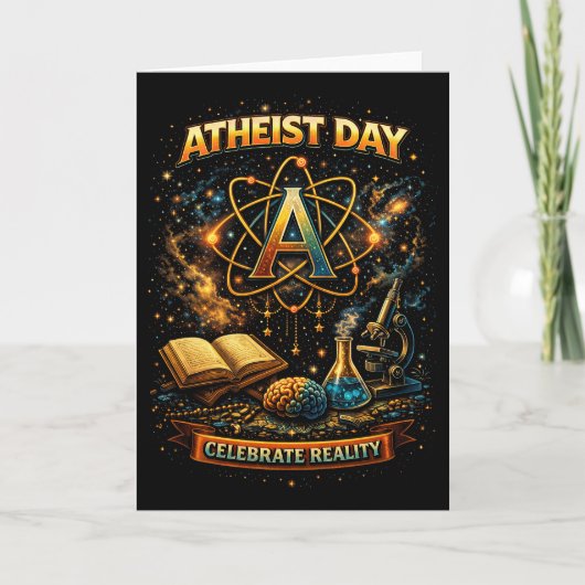 Reality feiern feiertagskarte (Vorderseite)