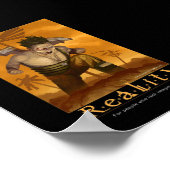 Reality inspirierendes Poster (Ecke)