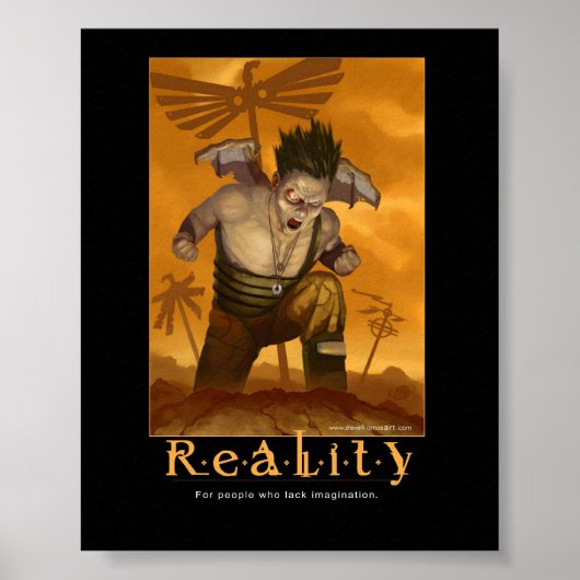 Reality inspirierendes Poster (Vorne)