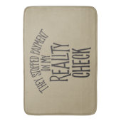 Reality-Karo Badematte (Vorderseite Vertikal)