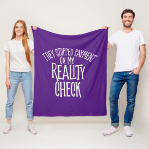 Reality Karo Fleece Blanket
