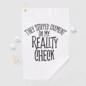 Reality-Karo Golfhandtuch (Insitu)