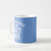 Reality-Karo Kaffeetasse (Vorderseite Links)