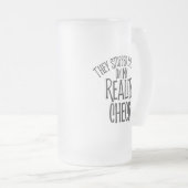 Reality-Karo Mattglas Bierglas (VorderseiteRechts)