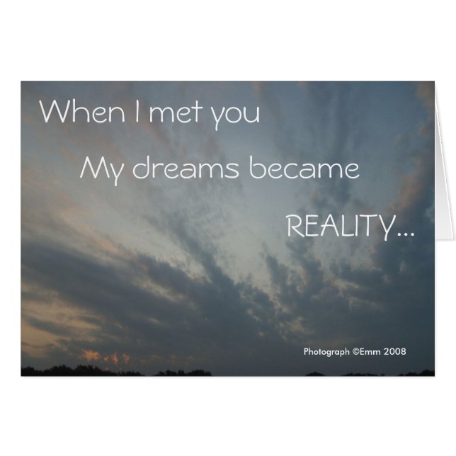 Reality Nightmare Card (Vorderseite (Horizontal))