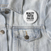 Reality Patch Versagt - Glitched Typografie Button (Beispiel)