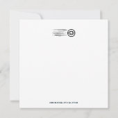 Reality Patch Versagt - Glitched Typografie Karte (Rückseite)