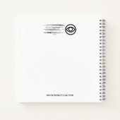 Reality Patch Versagt - Glitched Typografie Notizblock (Rückseite)