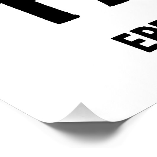 Reality Patch Versagt - Glitched Typografie Poster (Ecke)