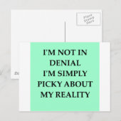 REALITY.png Postkarte (Vorne/Hinten)