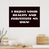 Reality Poster (Küche)