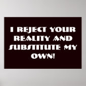 Reality Poster (Vorne)