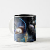 Reality Shifters Zweifarbige Tasse (Vorderseite Links)