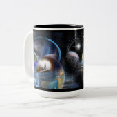 Reality Shifters Zweifarbige Tasse (Vorderseite Links)