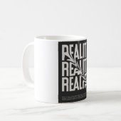 Reality Tasse - Thought Provoking & Ästhetik Desig (Vorderseite Links)
