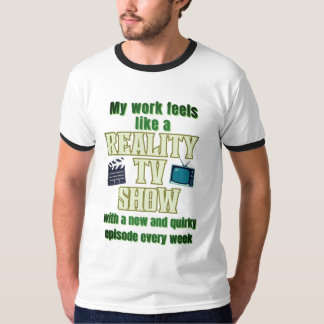 Reality TV zeigt Men's Basic Ringer-T - Shirt