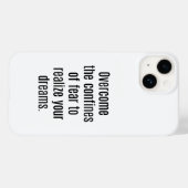 Realize your Dreams iPhone Case (Rückseite (Horizontal))