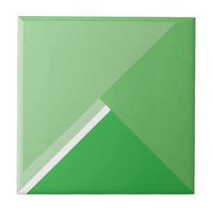 Really Green Keramik Tile, Small (4,25" x 4,25") Fliese