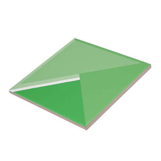 Really Green Keramik Tile, Small (4,25" x 4,25") Fliese (Seite)