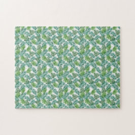 Really impossible green palm leaves jigsaw puzzle