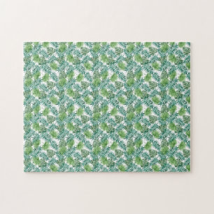 Really impossible green palm leaves jigsaw puzzle