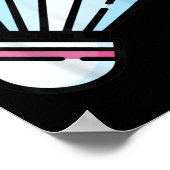 Really Like Badminton Shuttle Birdie 3  Poster (Ecke)