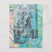 Really Mother a Vacuum Cleaning Collage Postkarte (Vorderseite)