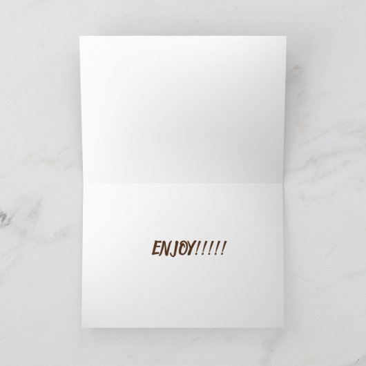 **REALLY NICE** BIRTHDAY CARD FOR YOUR **BOSS** KARTE (Innenseite)