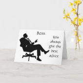**REALLY NICE** BIRTHDAY CARD FOR YOUR **BOSS** KARTE (Gelbe Blume)