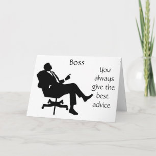 **REALLY NICE** BIRTHDAY CARD FOR YOUR **BOSS** KARTE