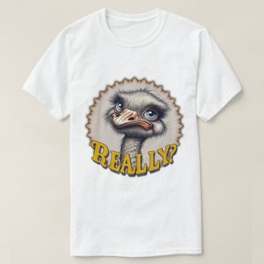 Really? Ostrich Men's T-Shirt (Design vorne)