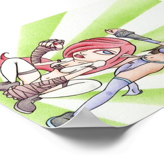 Realm & Aiko Poster (Ecke)