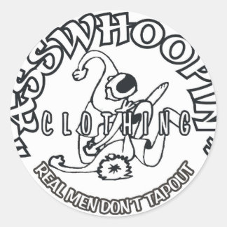 REALMENDONTTAPOUT RUNDER AUFKLEBER