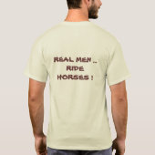 REALMENRIDEHORS T-Shirt (Rückseite)