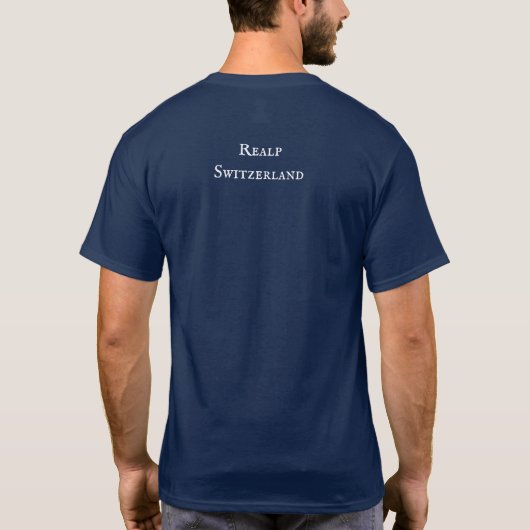Realp, Schweiz (ca. 1900) T-Shirt (Rückseite)