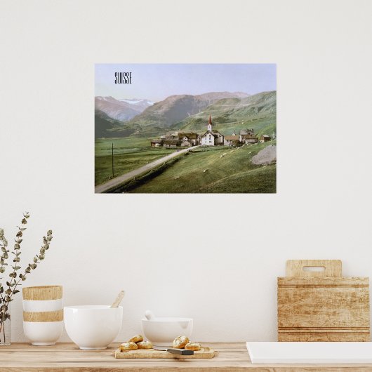 Realp, Schweiz Poster (Küche)