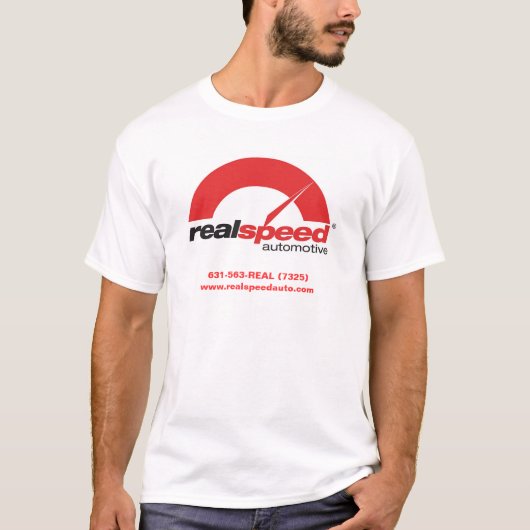 Realspeed Automobil T-Shirt (Vorderseite)