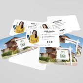 Realtor Add your logo Custom Foto Visitenkarte
