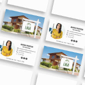 Realtor Add your logo Custom Foto Visitenkarte