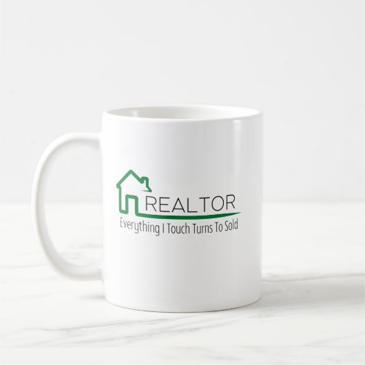 Realtor - Alles, was ich Touch verkauft Kaffeetasse (Links)