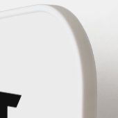 Realtor Anwesen Agent Brag Gag Personalisiert Pickleball Schläger (Linke Seite)