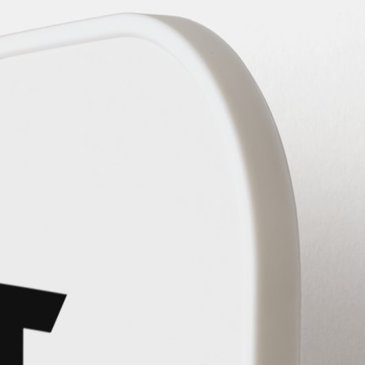 Realtor Anwesen Agent Brag Gag Personalisiert Pickleball Schläger (Linke Seite)