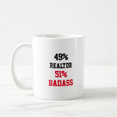 Realtor Badass Kaffeetasse (Links)
