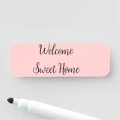 Realtor Begrüßung Zuhause Housewarming geben Sie I Namensschild (Beispiel)