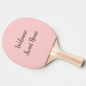 Realtor Begrüßung Zuhause Housewarming geben Sie I Tischtennis Schläger (Seitenansicht)