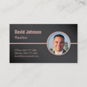 Realtor Beruflich Foto Business Card Visitenkarte (Vorderseite)